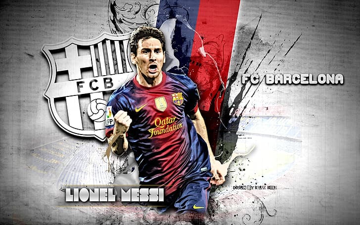 Football, Spain, Argentina, Lionel Messi, Leo Messi, Barcelona, Leopard, Messi, Leo, Barca, Lionel, HD wallpaper