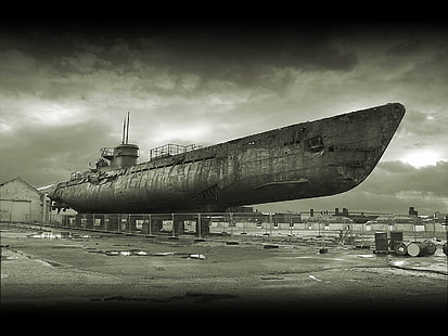 U-Boat, vehículo, militar, Fondo de pantalla HD HD wallpaper
