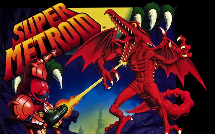 Super Metroid game wallpaper, Super Metroid, video games, HD wallpaper