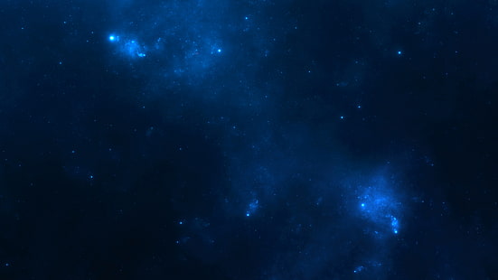 звездное небо, космос, простор, сияние, звёзды, HD обои HD wallpaper