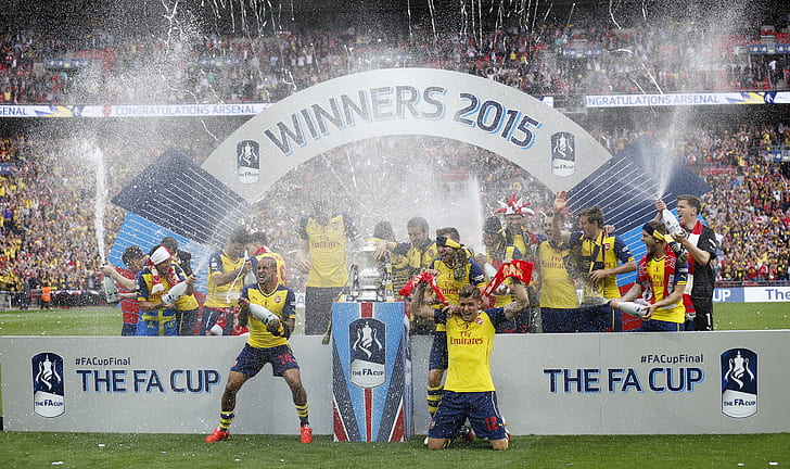 squirt, background, victory, Arsenal, tribune, Football Club, The Gunners, 2015, The FA Cup, FA Cup, HD wallpaper