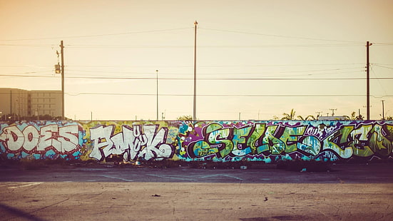 fotografia, urban, miasto, ściana, graffiti, Tapety HD HD wallpaper