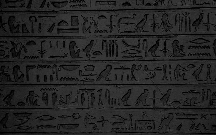 археология, Египет, символи, йероглифи, писане, HD тапет