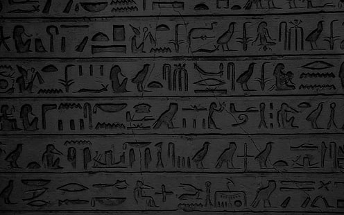 archéologie, Egypte, symboles, hiéroglyphes, écriture, Fond d'écran HD HD wallpaper