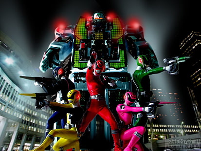 Poster di Power Rangers, programma TV, Power Rangers, Sfondo HD HD wallpaper
