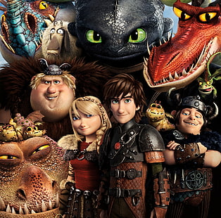 How to Train Your Dragon 2 Dragons HD Wallpaper, How To Train Your Dragon poster, Cartoons, Others, Dragons, hiccup, 2014, Astrid, How to Train Your Dragon 2, HD wallpaper HD wallpaper