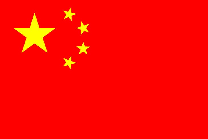 drapeau, Chine, drapeau national chinois, Fond d'écran HD