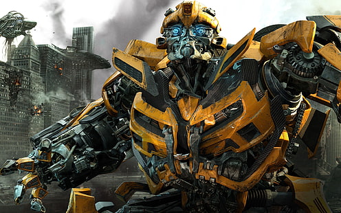 Transformers Bumblebee, Transformers, Bumblebee, ภาพยนตร์, วอลล์เปเปอร์ HD HD wallpaper