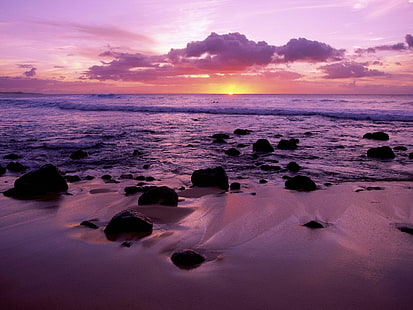 Molokai Shore Hawaii, Hawaii, Orilla, Molokai, Fondo de pantalla HD HD wallpaper