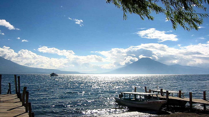 Lake Atitlan, Solola Guatemala., กัวเตมาลา, ทะเลสาบ, โซโลลา, ความงาม, วอลล์เปเปอร์ HD