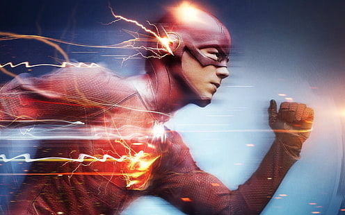 Fondo de pantalla de DC The Flash, programa de televisión, The Flash (2014), Barry Allen, Flash, Grant Gustin, película, Fondo de pantalla HD HD wallpaper