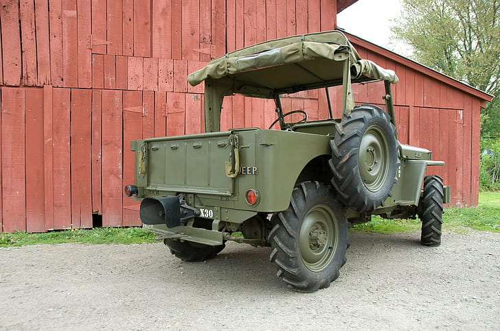 1944, 4x4, cj206, anpassad, jeep, militär, offroad, retro, SUV, lastbil, HD tapet