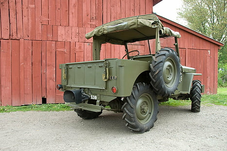 1944, 4x4, cj206, niestandardowe, jeep, wojskowe, terenowe, retro, suv, ciężarówka, Tapety HD HD wallpaper