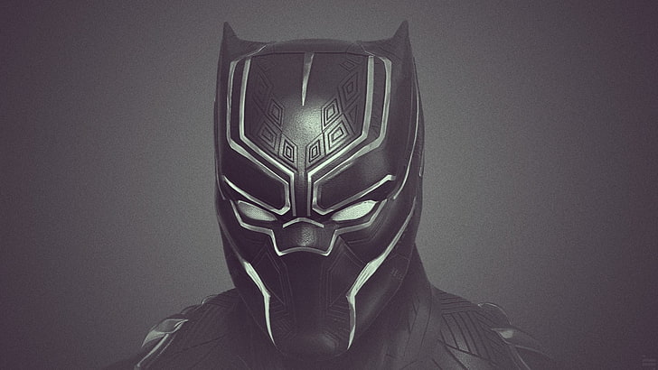 Black Panther illustration, Black Panther, panthers, black outfits, big cats, HD wallpaper