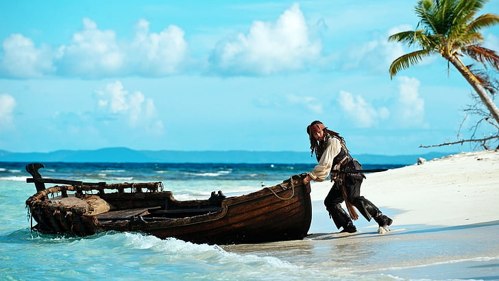 ภาพยนตร์ pirates of the caribbean จอห์นนี่เดปป์กัปตันแจ็คสแปร์โรว์ 1920x1080 ภาพยนตร์บันเทิง HD Art, ภาพยนตร์, Pirates of the Caribbean, วอลล์เปเปอร์ HD