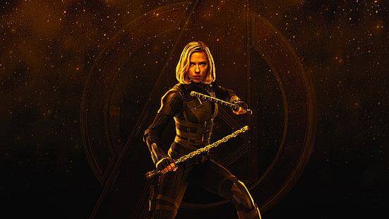 Avengers Endgame, Avengers Infinity War, Die Rächer, Scarlett Johansson, Black Widow, HD-Hintergrundbild HD wallpaper