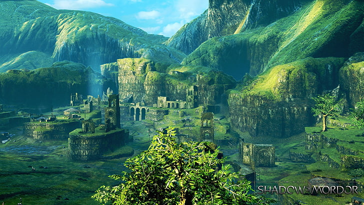 Shadow Mordor game application screenshot, video games, Middle-earth: Shadow of Mordor, HD wallpaper