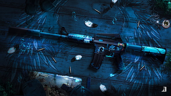 Counter-Strike, Counter-Strike: Global Offensive, M4A1-S, Fondo de pantalla HD HD wallpaper