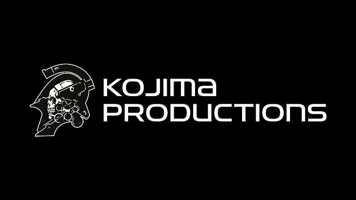 Échouement de la mort, Hideo Kojima, Kojima Productions, fond sombre, fond noir, texte blanc, Fond d'écran HD