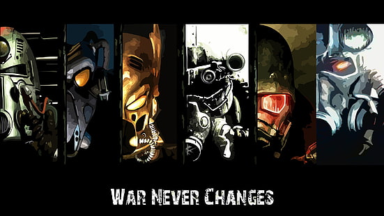 Fallout, Fallout 3, Fallout: New Vegas, Fallout 4, war never changes, Fallout 2, HD wallpaper HD wallpaper