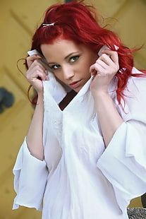 아리엘 파이퍼 폰, 빨간 머리, 여자, HD 배경 화면 HD wallpaper