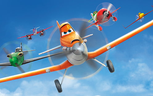 Samoloty Film, scena filmowa o samolotach Disneya, film, samoloty, Tapety HD HD wallpaper
