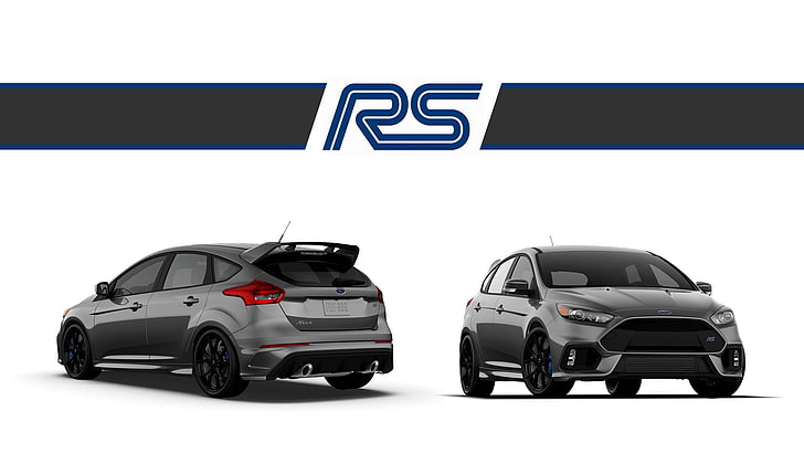 black and gray car bed frame, Ford USA, ford focus, Focus RS, Ford Focus RS, car, HD wallpaper