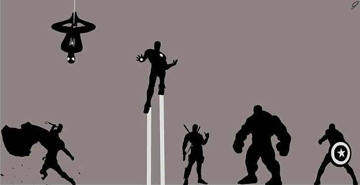 Papel de parede digital dos Vingadores da Marvel, Thor 2: O Mundo Sombrio, Vingadores: Era de Ultron, Os Vingadores, Homem-Aranha, homem-aranha vs hulk, Hulk, Homem de Ferro, Homem de Ferro 2, Homem de Ferro 3, Deadpool, Capitão América: O Soldado Invernal, Capitão América, Capitão América: O Primeiro Vingador, Capitão América: Guerra Civil, HD papel de parede