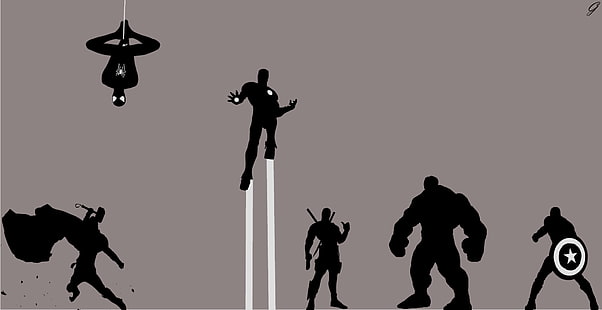 Papel de parede digital dos Vingadores da Marvel, Thor 2: O Mundo Sombrio, Vingadores: Era de Ultron, Os Vingadores, Homem-Aranha, homem-aranha vs hulk, Hulk, Homem de Ferro, Homem de Ferro 2, Homem de Ferro 3, Deadpool, Capitão América: O Soldado Invernal, Capitão América, Capitão América: O Primeiro Vingador, Capitão América: Guerra Civil, HD papel de parede HD wallpaper