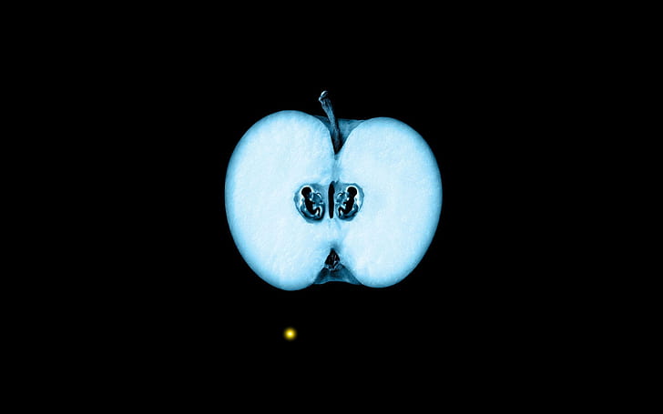 X-ray apple, embryo, creative design, X, Ray, Apple, Embryo, Creative, Design, HD wallpaper