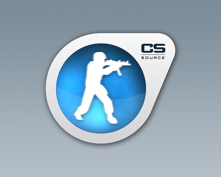 CS Go source illustration, counter-strike source, soldier, badge, graphics, background, HD wallpaper