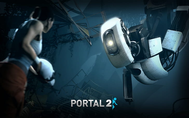 Portal (Spiel), GLaDOS, Portal 2, HD-Hintergrundbild