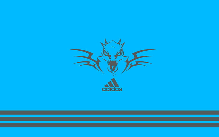 Adidas Fantasy Logo, background, fashion, brand, adidas, HD wallpaper