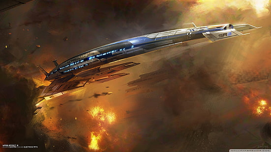 Mass Effect, Videospiele, Mass Effect 3, Normandy SR-2, HD-Hintergrundbild HD wallpaper