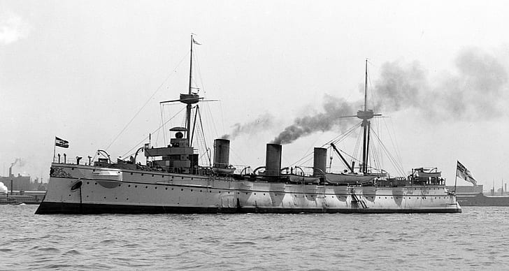 سفن حربية ، البحرية الألمانية ، كروزر ، SMS Seeadler ، سفينة حربية، خلفية HD