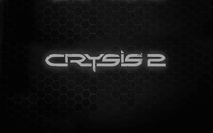Crysis 2 logo, crysis 2, name, game, font, background, HD wallpaper