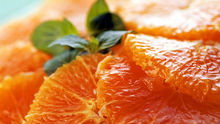 orange slice fruit close-up photo, Wall, Food, orange slice, fruit, close-up, photo, freshness, slice, citrus Fruit, orange - Fruit, ripe, healthy Eating, HD wallpaper