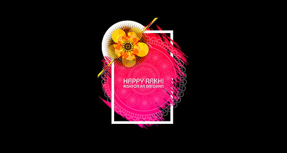 راكشا باندان ، Happy Rakhi ، مهرجان هندوسي ، مهرجان هندي ، 4K، خلفية HD HD wallpaper