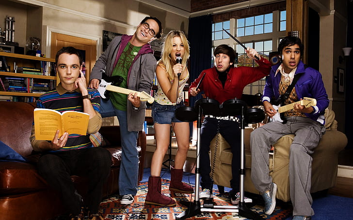 The Big Bang Theory, poster, johnny galecki, jim parsons, kaley cuoco, celebrity, HD wallpaper