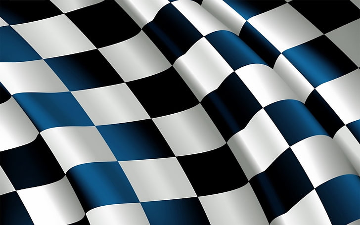 white and black checked wallpaper, blocks, silk, background, material, HD wallpaper