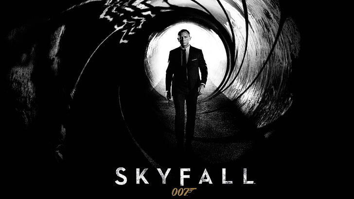 007 Skyfall wallpaper, film, 007, Skyfall, Daniel Craig, James Bond, poster film, Wallpaper HD