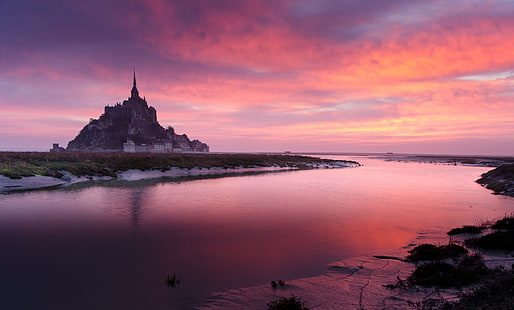 Mont Saint Michel, HD papel de parede HD wallpaper