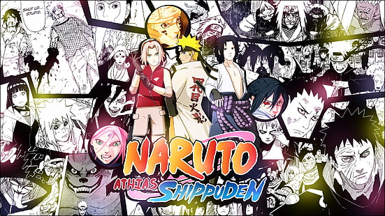 อะนิเมะ, Naruto, Gaara (Naruto), Hinata Hyūga, Itachi Uchiha, Jiraiya (Naruto), Kabuto Yakushi, Kyūbi (Naruto), Minato Namikaze, Naruto Uzumaki, Obito Uchiha, Sakura Haruno, Sasuke Uchiha, Shikamaru Nara, Tsunade (Naruto), วอลล์เปเปอร์ HD HD wallpaper