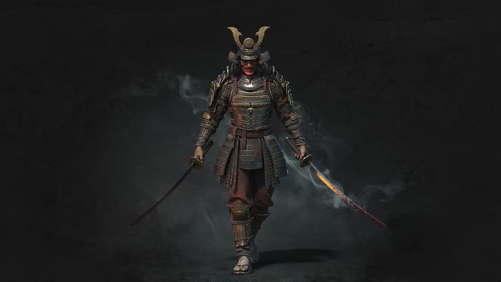 samurai, oriental, HD wallpaper