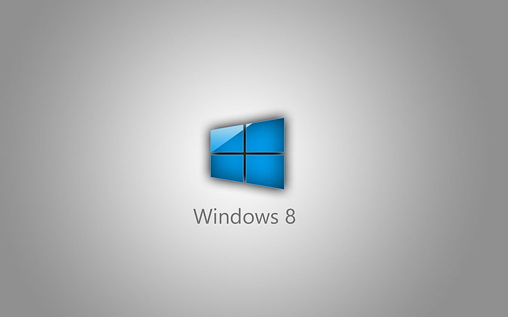 white and blue wall decor, Windows 8, Microsoft Windows, Microsoft, simple, operating system, HD wallpaper