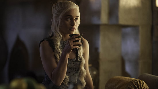 Emilia Clarke, Game of Thrones, 4K, Daenerys Targaryen, Sfondo HD HD wallpaper