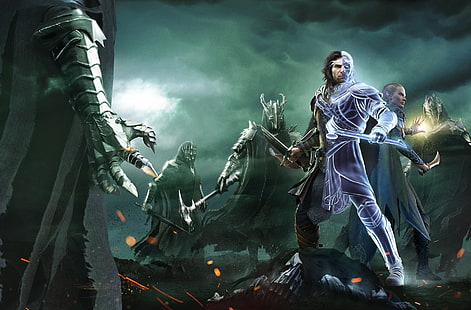 Warrior, Ghost, Equipaggiamento, Warner Bros. Interactive Entertainment, Monolith Productions, Middle-earth: Shadow of War, Sfondo HD HD wallpaper