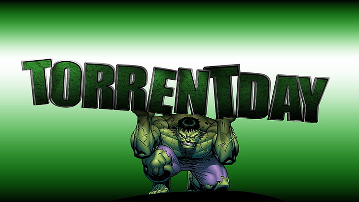 grüne und braune Keramikvase, TorrentDay, Hulk, HD-Hintergrundbild
