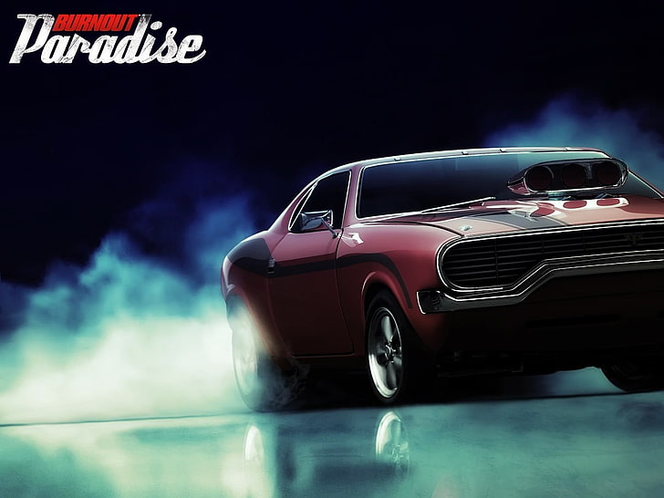 รถเก๋งเมอร์เซเดส - เบนซ์สีแดง Burnout Paradise รถยนต์, วอลล์เปเปอร์ HD