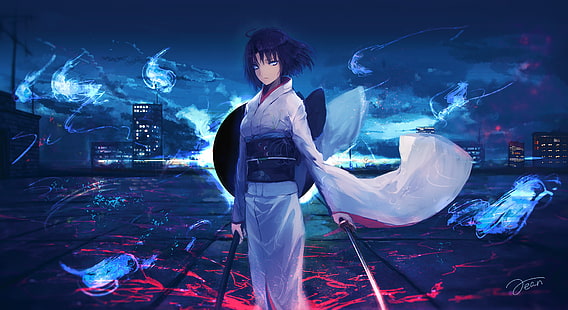 Anime, Kara no Kyōkai, Shiki Ryougi, Tapety HD HD wallpaper